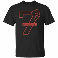 Colin Kaepernick 7 IMWITHKAP T-Shirt Funny Black, Navy Shirt Short Sleeve S-3XL(China)