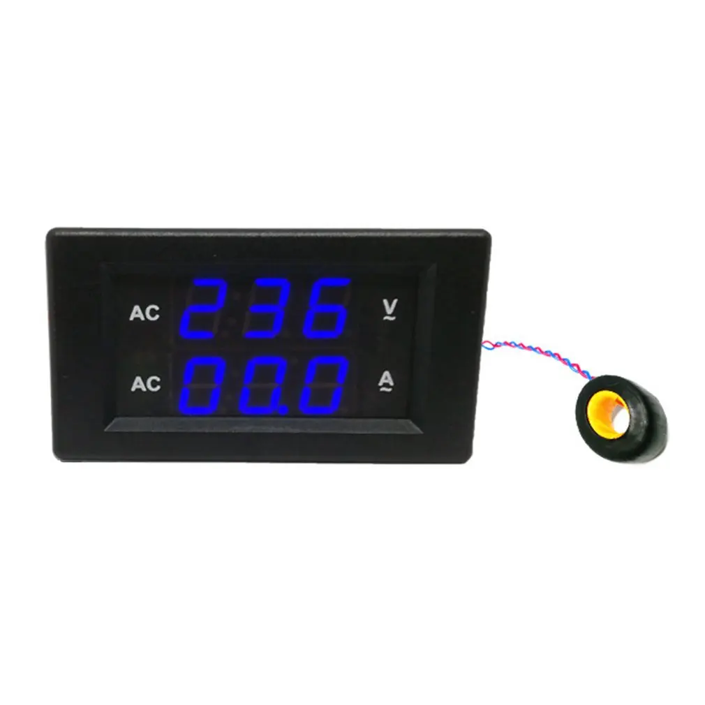 10A AC Digital Dual LED Display Voltmeter Ammeter Amp Volt Voltage Current Meter Tester High Precision