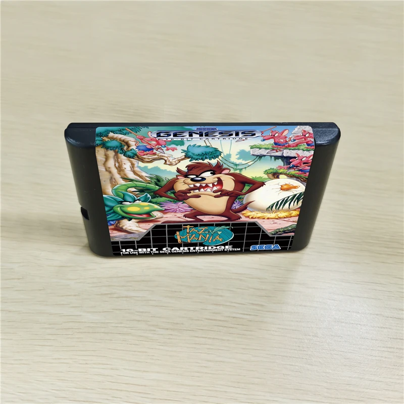 Taz Mania 16 битный MD игровой Картридж для консоли MegaDrive Genesis|game cartridge bits|cartridge bitcartridge game