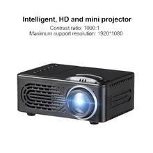 700 люмен 3D 1080P Full HD мини-проектор светодиодный мультимедийный домашний кинотеатр AV USB TF карта ТВ коробка мобильный жесткий диск