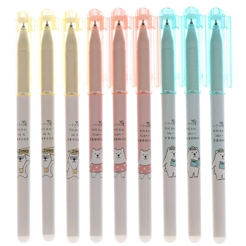 

3pcs/lot Cute Practical Erasable Gel Pen Signature Pen Escolar Papelaria School Office Supplies Neutral Pen Student Stationery