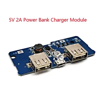 

5V 2A Power Bank Charger Module Charging Circuit Board Step Up Boost Power Supply Module 2A Dual USB Output 1A Input
