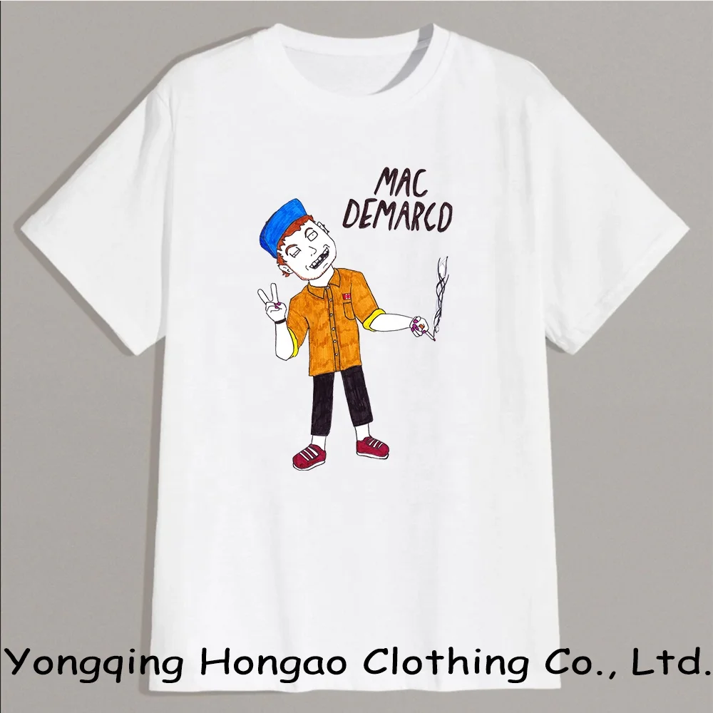 

Hot Sale Women Short Sleeve T Shirts Mac DeMarco Graphic T Shirts Art Vintage 90's Rap Bootleg Shirts For Women
