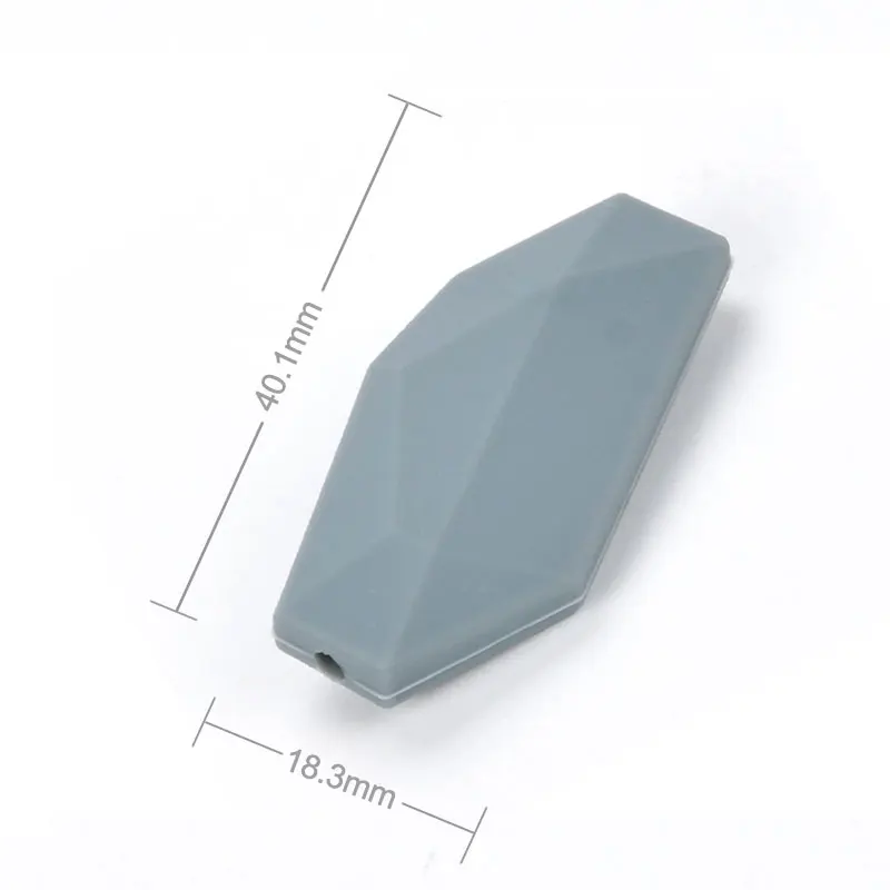 LOFCA, 50 шт., силиконовая форма, лист, бусины, пищевая, без бисфенола, для детей, жевательные Силиконовые Прорезыватели, сделай сам, ожерелье, подвеска, игрушка для детей