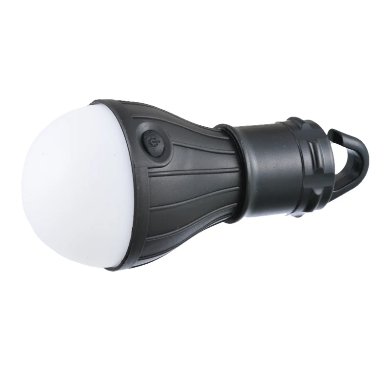 Походный светодиодный светильник с питанием от аккумулятора, светильник для палатки, подвесной светильник, портативный фонарь с крючками, светильник-вспышка, светильник для палатки - Мощность в ваттах: black