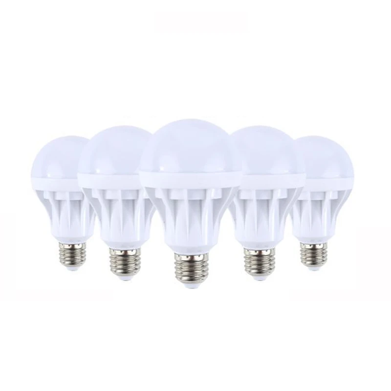 10 шт./лот Светодиодная лампа B22 светодиодные лампы E27 3 Вт 5 7 9 12 15 110 В 220 led холодный