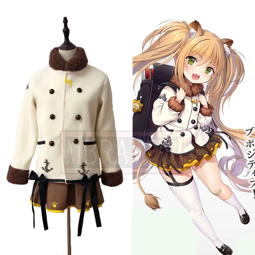

Костюм для косплея Azur Lane Makinami Cos, униформа на Хэллоуин, рождественскую вечеринку, на заказ, бесплатная доставка