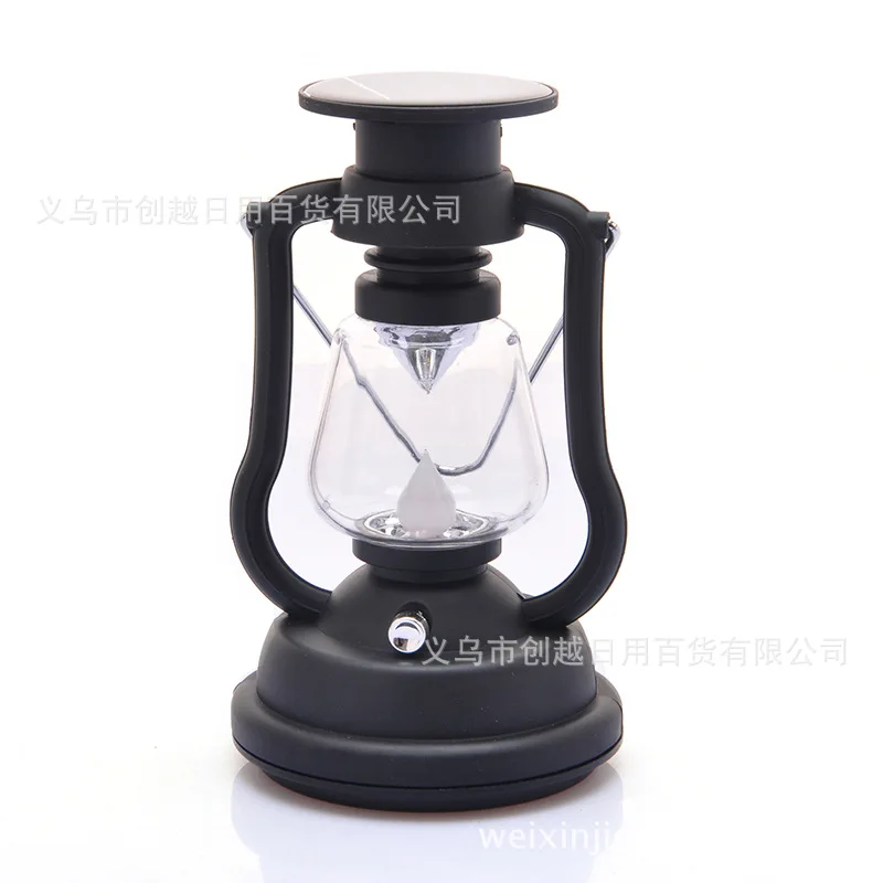 

Solar Lantern Solar Emergency Lamp Hand-cranking Rechargeable Camping Light Solar Charging Tent Light Portable Lamp
