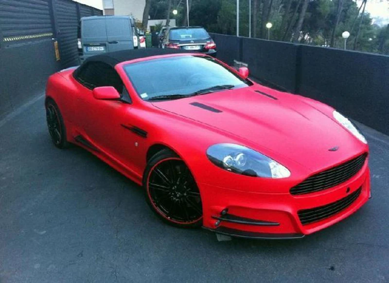 Matt Red Vinyl Wrap Sticker-4