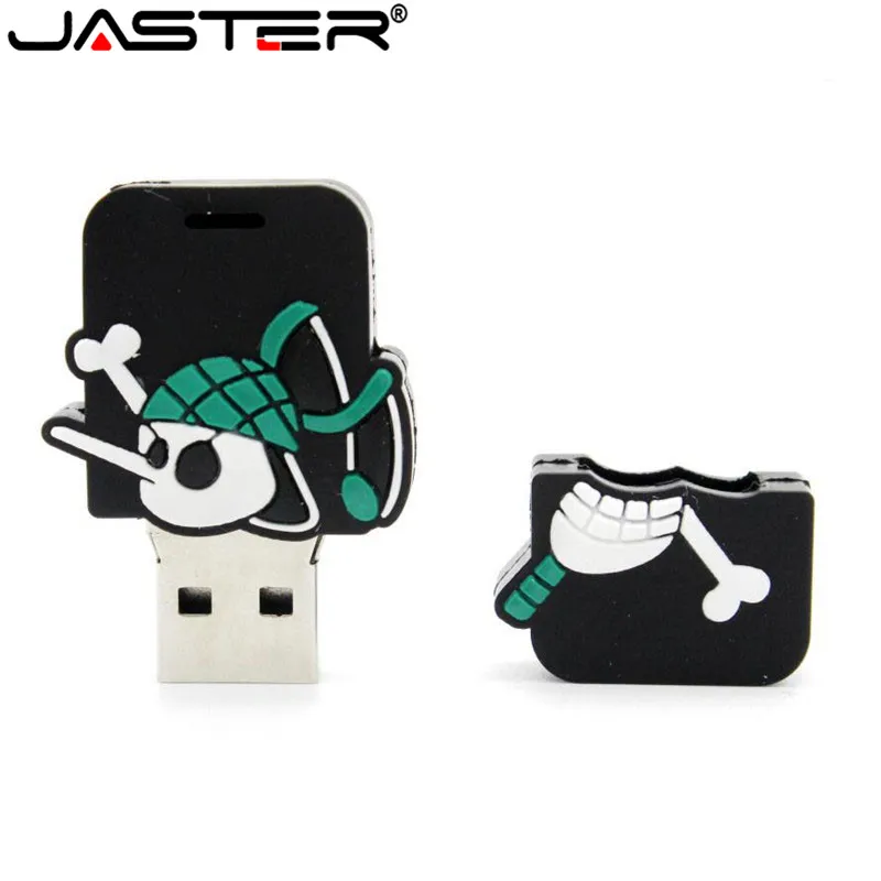 Usb флеш накопитель JASTER Cool luffy 4 ГБ 16 32 64 ГБ|memory stick|one piece pendriveluffy usb |