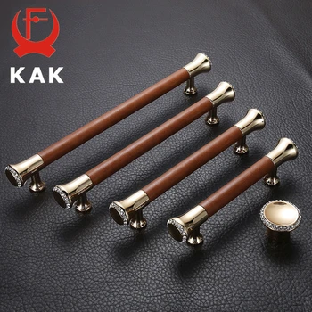 

KAK Luxury Gold Door Handle with Crystal Diamond Bedroom Kitchen Cabinet Handles Door Pulls Furniture Handle Door Hardware