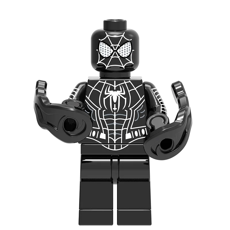 X0166-663 Super Heroes Single Sale Building Block Figures ZOMBIE SPIDERMAN RED SKULL GHOST RIDER WOLVERINE Bricks Toys for Children Compat - Color: X0166-663