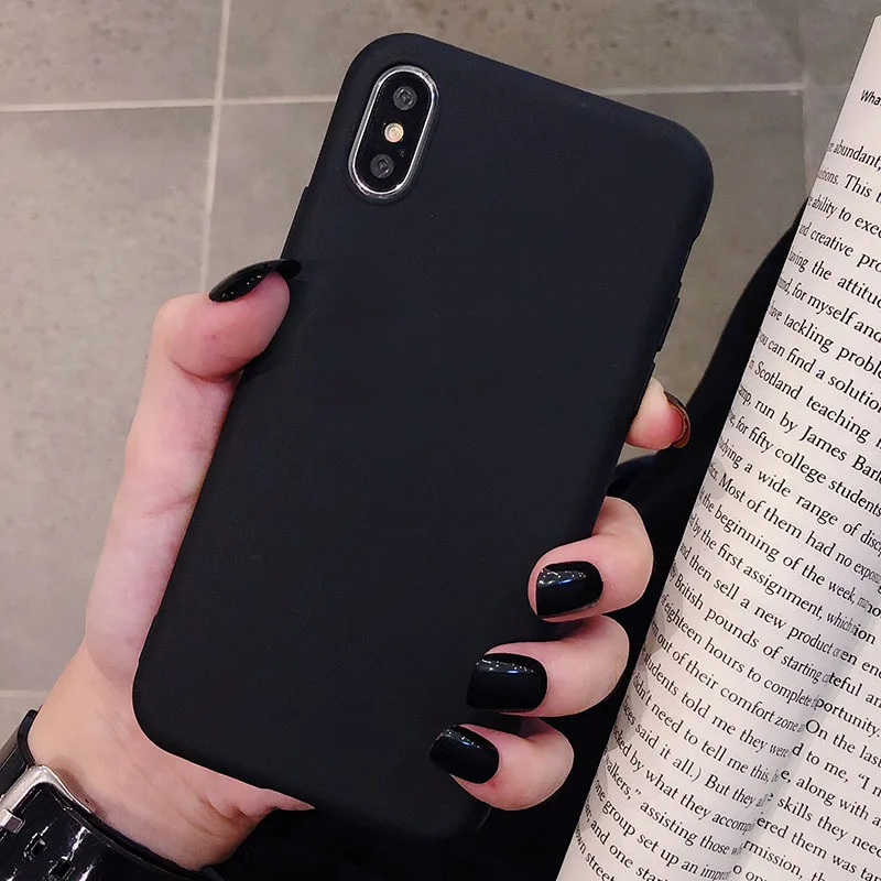 Чехол для телефона Crown King queen для XiaoMi RedMi Note 8 7 6 5 5A 4 4X K20 Pro матовый Силиконовый чехол s мягкая задняя крышка - Цвет: P0Black