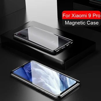 

Magnetic Absorption Double Sided Safety Glass for Xiaomi Mi 9 pro se 9T 9TPro Phone Case Back Cover Xiaomi9T Mi9T Pro 2019 Coque