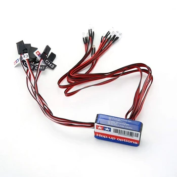

12 LED Lighting Kit Steering Brake Simulation Flash Light for 1/10 RC Car for Yokomo for Tamiya Exquisitely Designed