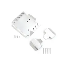 Plaque de protection Anti collision, Kit de blindage de châssis en acier inoxydable pour Axial 1/10 RBX10 Ryft RC, accessoires de voiture