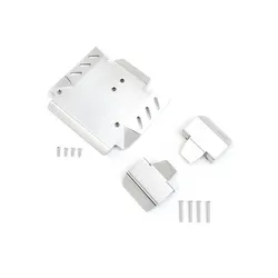 Kit de placa protectora anticolisión, armadura de chasis de acero inoxidable para Axial 1/10 RBX10 Ryft RC, accesorios para coche