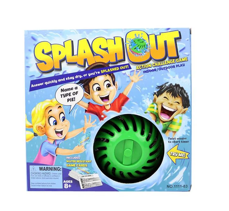 Водяная бомба выплескающая игра водный бренд Splash Toys экшн вызов игра в помещении/на открытом воздухе игральные карты игра вечерние интерактивные хитрые игрушки