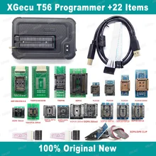 Preço de fábrica xgecu pro t56 suporte programador univerval 24/25/26/93 série eeprom nem/nand/spi nand/emmc/nvram/sram/bga
