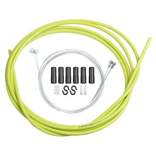Green Brake Cable Универсальный MTB горный велосипед тормоз для дорожного велосипеда кабель переключения провода трубки аксессуар - Цвет: Green Brake Cable