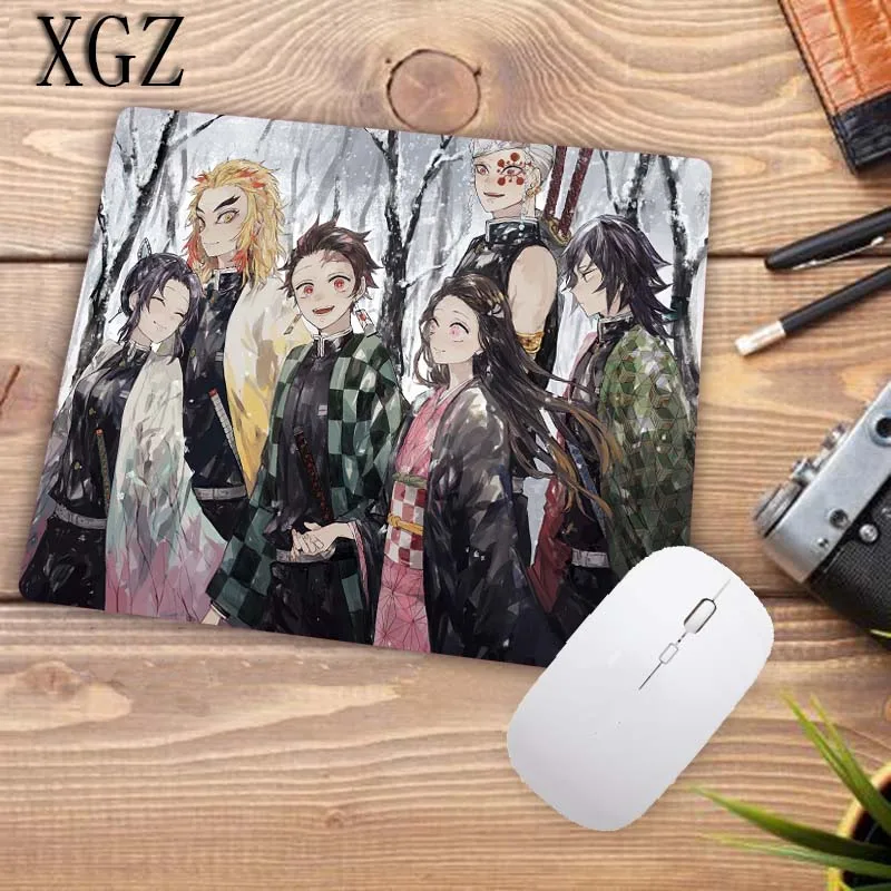 XGZ, большая акция, аниме, Demon Slayer, Kimetsu No Yaiba, дизайнерский игровой с узором, коврик для мыши,, 22X18 см, коврик для мыши, клавиатуры