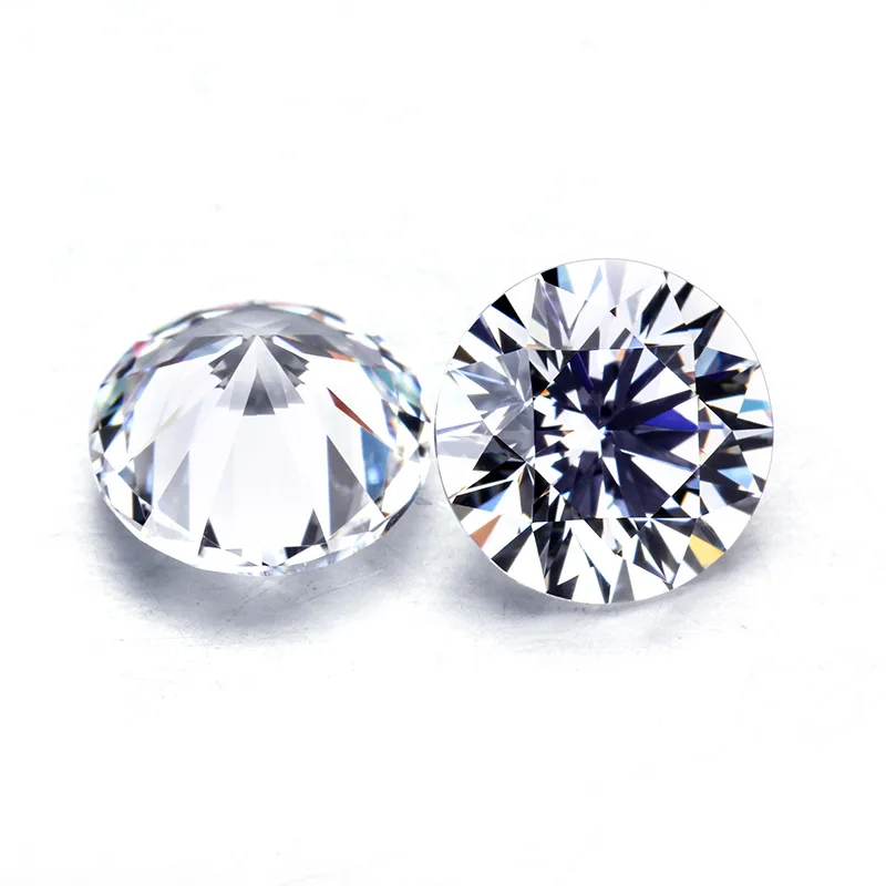 

Circle Moissanite Stone Wholesale 123 Carat Main Stone Manufacturers Direct Selling GRA Certificate Available with Back Yard