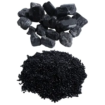 

2MM 100G/Bag Natural Crystal Tourmaline Black Mineral Stone Tourmaline Granules Fine Stone