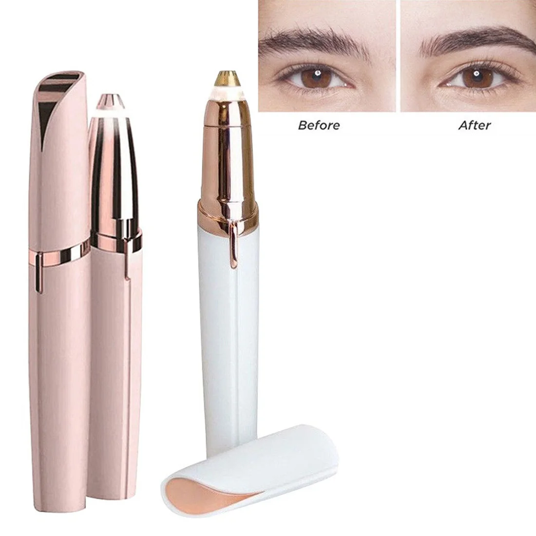 Electric Eyebrow Painless Trimmer Hair Remover Epilator