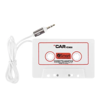 

Car Audio Cassette Tape Converter MP3/ 4 AUX Cassette Adapter White
