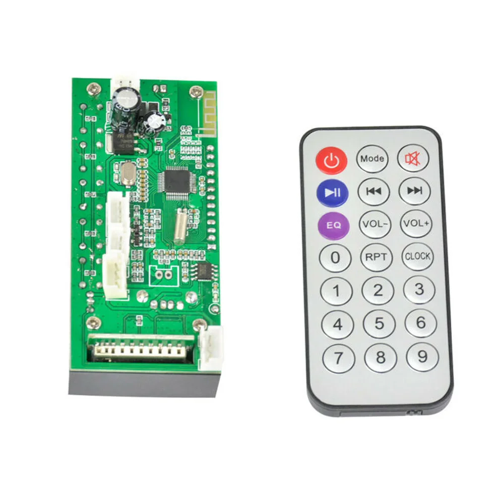 

Module MP3 decoder board Bluetooth Wireless 140*55mm Remote control Output Car audio Practical Durable