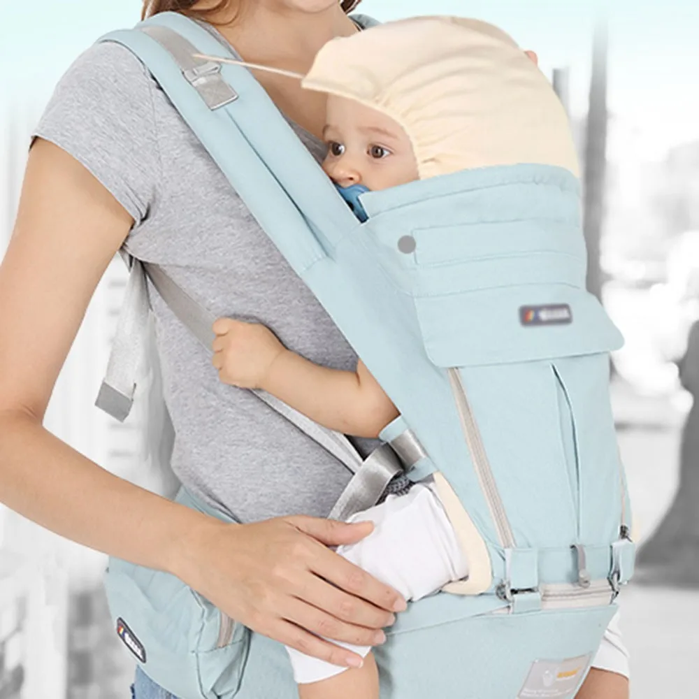 

VICIVIYA Baby Carrier Ergonomic Infant Hipseat Sling Front Facing Large-Capacity kangaroo Wrap Carrier For 0-48 Months Baby Belt