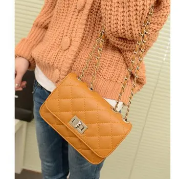 

2020 Fashion Women One Shoulder Solid Bags with Chain Elegant Lady Office Classic Style Hot Sale Outdoor Holiday