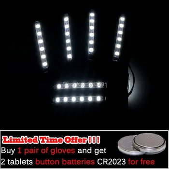 

Newest Fashion Led Halloween Super Hero Gloves Wolverine Gloves Glow In Dark Rave Party Accessories For Festival Party Gifts
