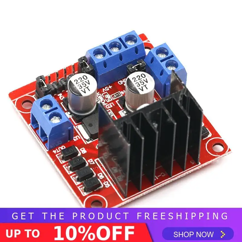 1 шт. L298N Драйвер платы модуль L298 шаговый двигатель умный ...