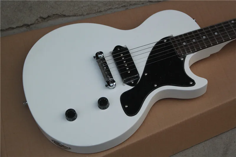 

free shipping china factory custom new White Finish Junior Electric Guitars real photos high quality Special Electric Guitar Flat guitar 16-131