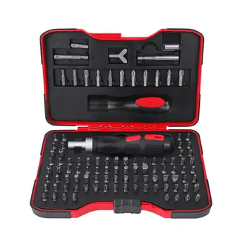 

101PCS Ratchet Screwdriver Set Chrome Vanadium Steel Screwdriver Head Set Straight Cross Hex Pattern Repair Accessories