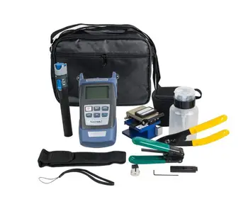 

FTTH Fiber Optic Tool Kit For Installing Fast Connector And Fiber Optic Drop Cable Stripper