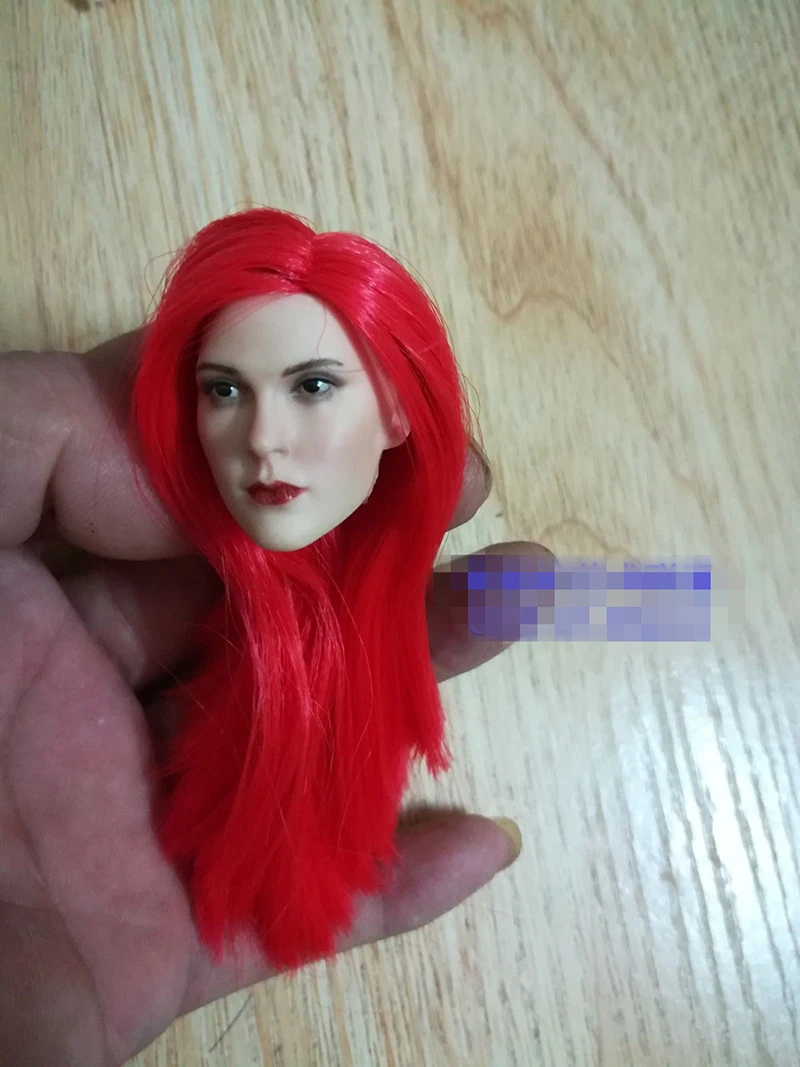 1/6 женская голова Sculpt Sonja красные волосы модель игрушки подходит 1" бледный PH куклы игрушки
