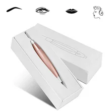 Профессиональный макияж бровей Губы электрическая машинка для тату ручка для микроблейдинга цифровой машинное оборудование ротат 3D Розовый татуировочный пистолет