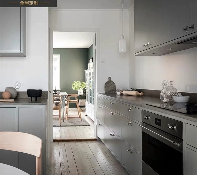 Новейший стиль кухонный шкаф китайского производства индивидуальный дизайн кухонный шкаф современный дизайн деревянный кухонный шкаф высокий