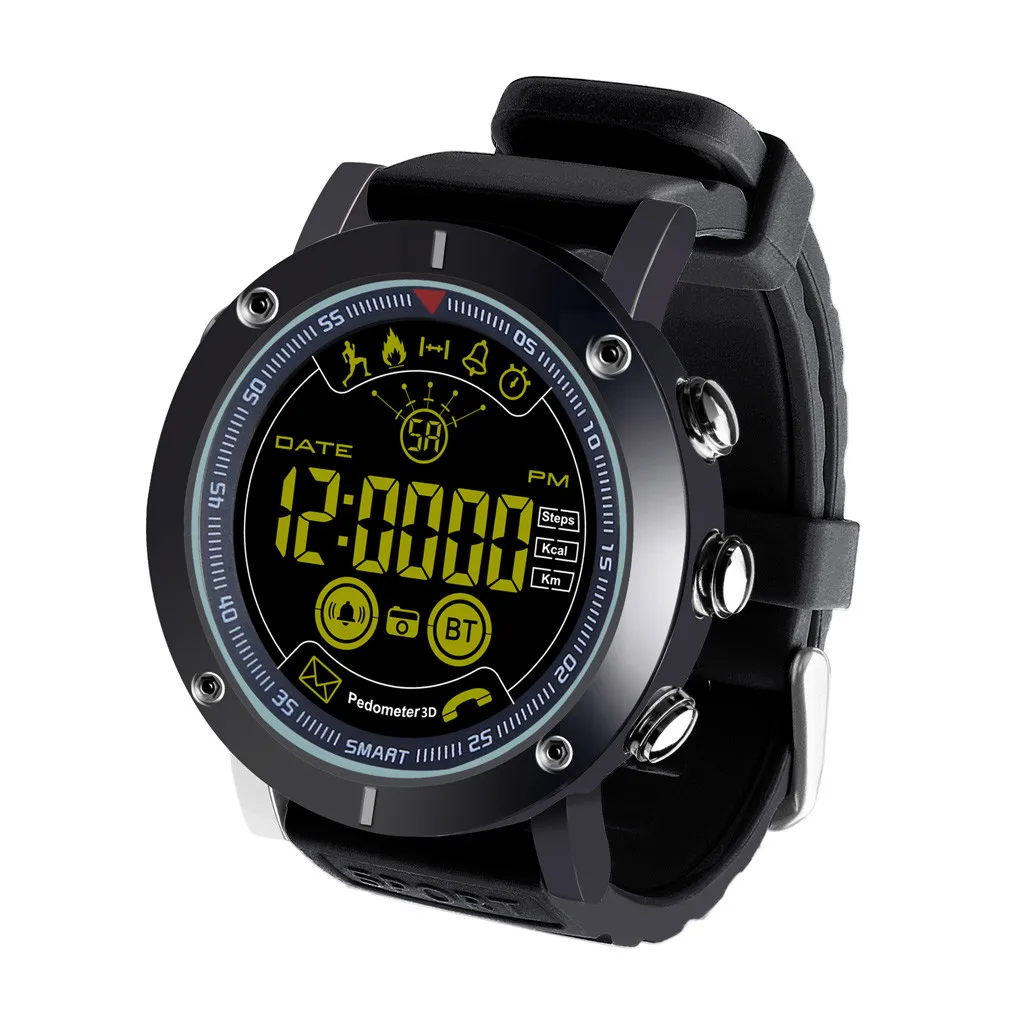 

HIPERDEAL EX19 Smart Watches Blueteeth Fitness Tracker With Pedometer Stopwatch Compatible Aug14