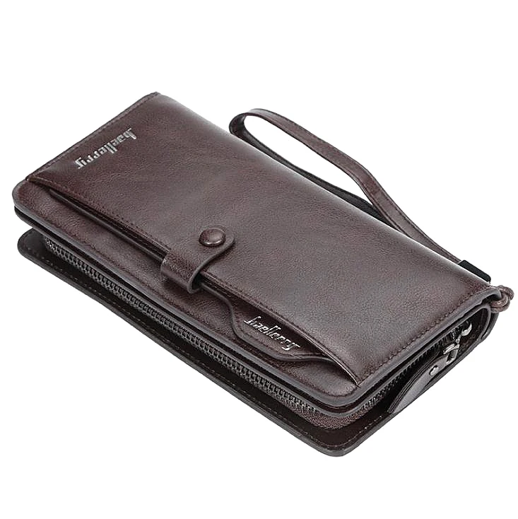 

Top Quality Leather Men Wallets Large capacity Driver License Phone Wallet Casual Male Clutch Long Zipper Coin purse carteira