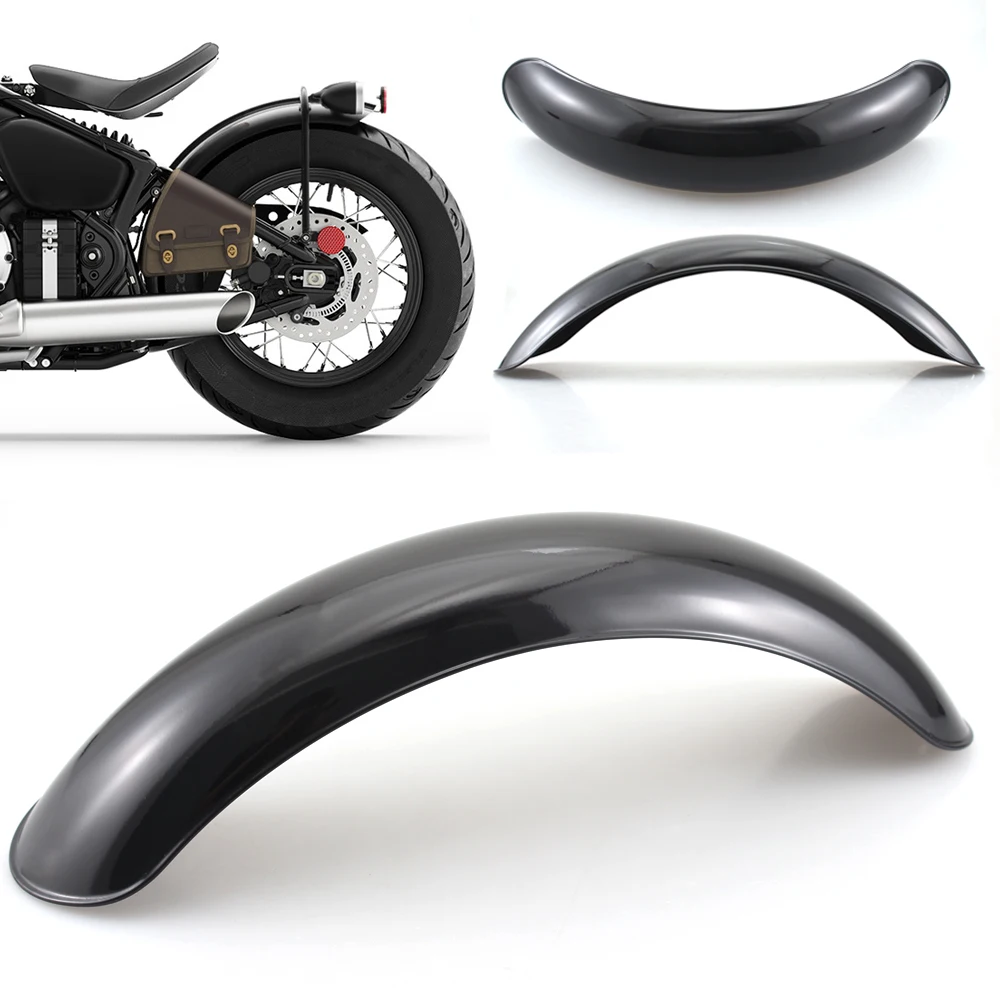 Мотоциклетное металлическое Ретро глянцевое черное заднее крыло для Harley Bobber