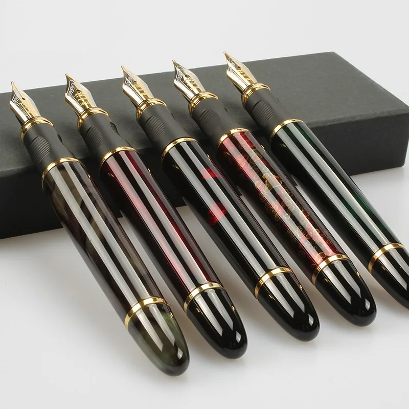 

JINHAO Classic Elegant Phnom Penh Decoration Fountain Pen Medium Nib Thick Rod Office Signature School Calligraphy Supplie H6293