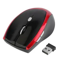 Новинка 2,4 ГГц мини Портативная Беспроводная оптическая 6 кнопок 800 до 2000 dpi регулируемая профессиональная игровая мышь Мыши для ПК ноутбука