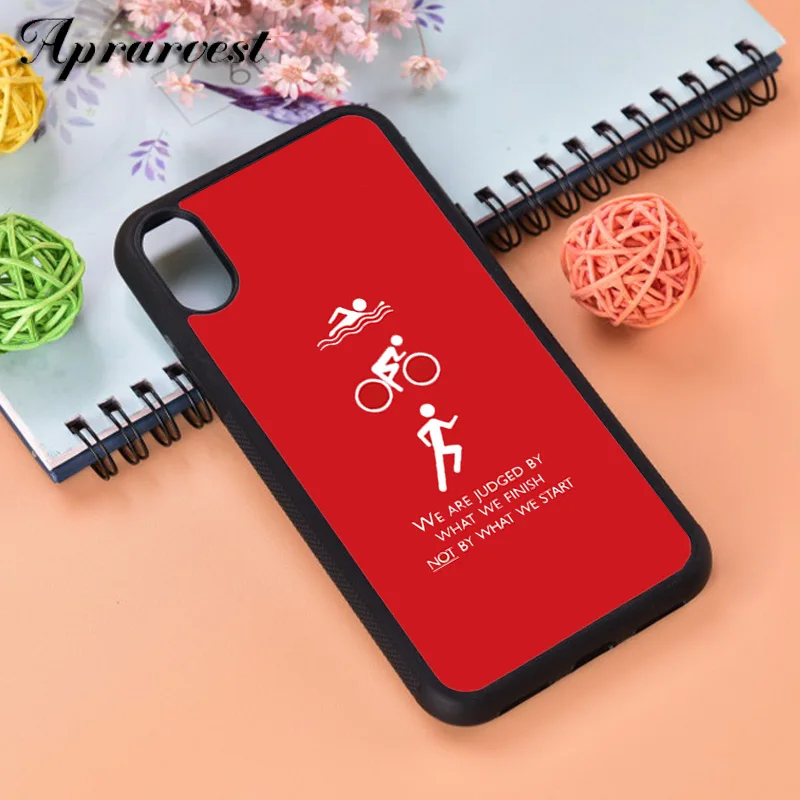 Aprarvest товар Триатлон спортивный чехол для телефона чехол для iPhone 5 5S SE 6 6S 7 8 PLUS X XS XR MAX 11 PRO - Цвет: LA2001