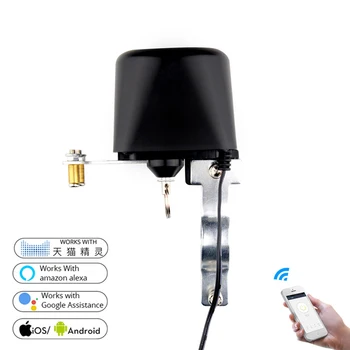 

Home Smart Wifi Gas Water Valve Controller Household Smart Automation System Valve Work For Amazon alexa Google Assistant IFTTT