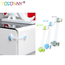 TUSUNNY Шкаф Дверь Ящики, холодильник замок для туалета удлиненный Регулируемый замок безопасности Пластик замки для насадки на углы для безопасности ребенка