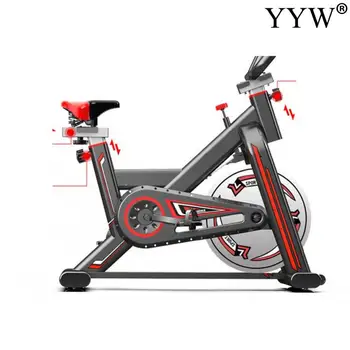 

YYW Indoor Cycling Bike Home Workout Exercise Spinning Static Folding Bike Fitness Trainer Gym Equ for Female Women Fit Durable