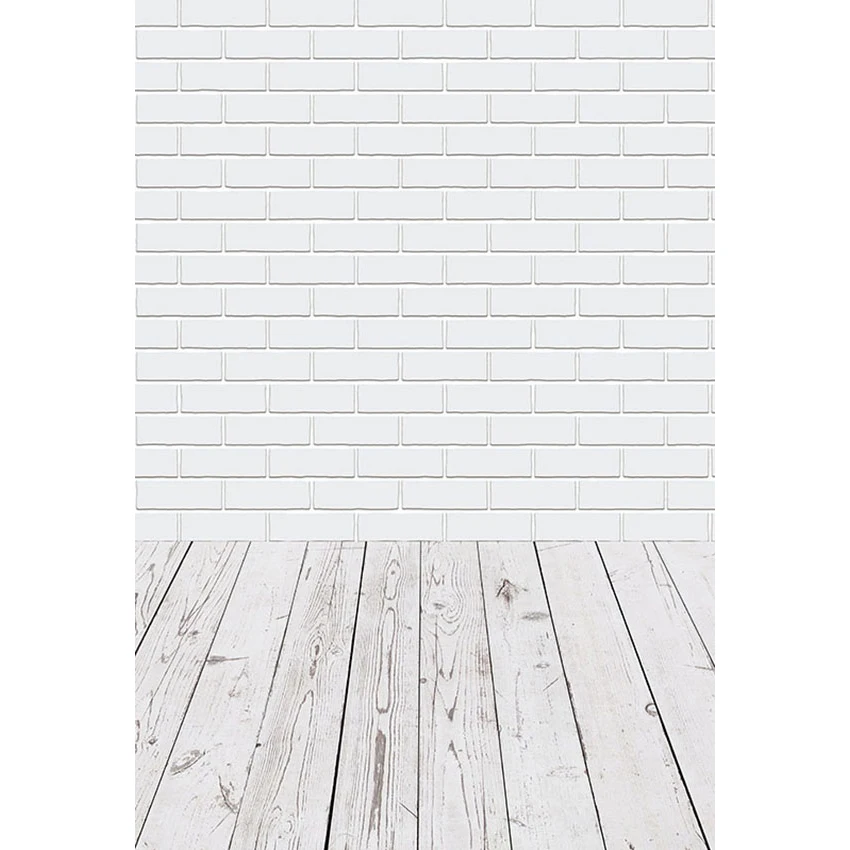 Фон для фотосъемки с изображением белой кирпичной стены игрушки домашних